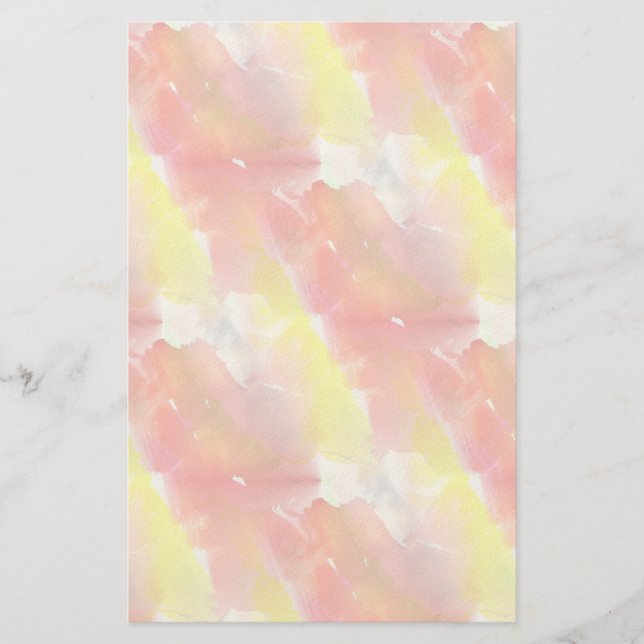Design Textur Wasserfarbe Hintergrund Briefpapier (Vorderseite)