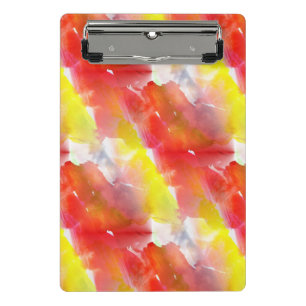Design Textur Wasserfarben Hintergrund Mini Klemmbrett