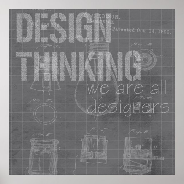 Design Thinking (1 von 6) Poster (Vorne)