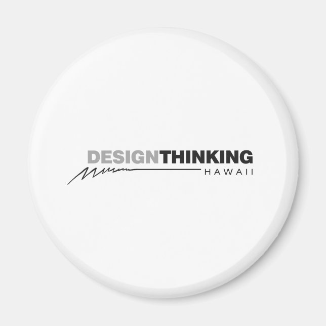 Design Thinking Hawaii Lighting Magnet (Vorne)
