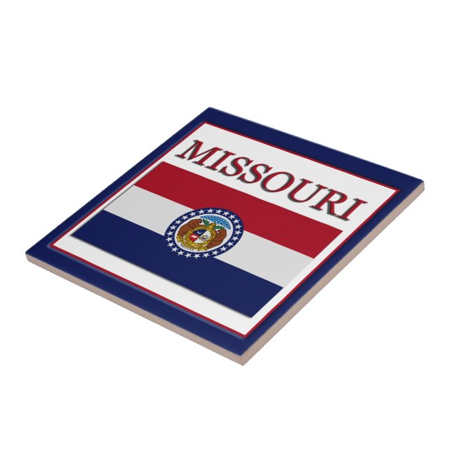 Design-Tile für Missouri-Flag Fliese (Seite)