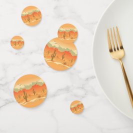 Design-Tischkonfetti für die Wüstenlandschaft Konfetti