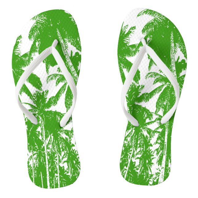 Design tropischer Palmen Flip Flops (Fußbett)
