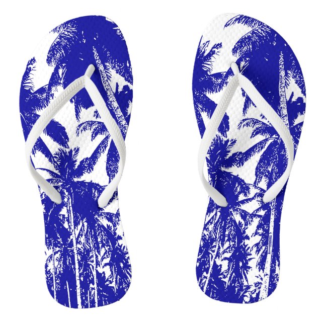 Design tropischer Palmen Flip Flops (Fußbett)