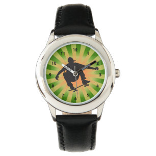 Design-Uhr für Skateboards Armbanduhr