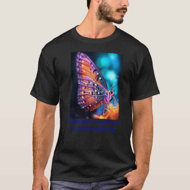 Design und Kunst für Butterfly-Logos für T - Shirt (Vorderseite)