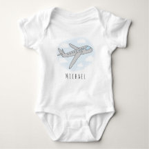 Design und Name des Niedlichen Blue-Airplane-Trans