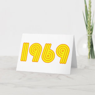 Design von 1969 (40. Geburtstag) Karte