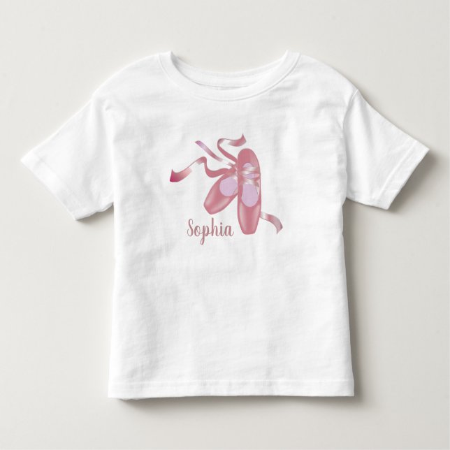 Design von Ballet Shoes Kleinkind T-shirt (Vorderseite)