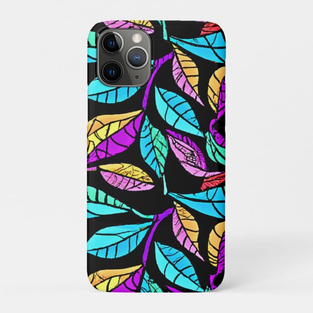 Design von Blätter aus festem Glas Case-Mate iPhone Hülle (Rückseite)