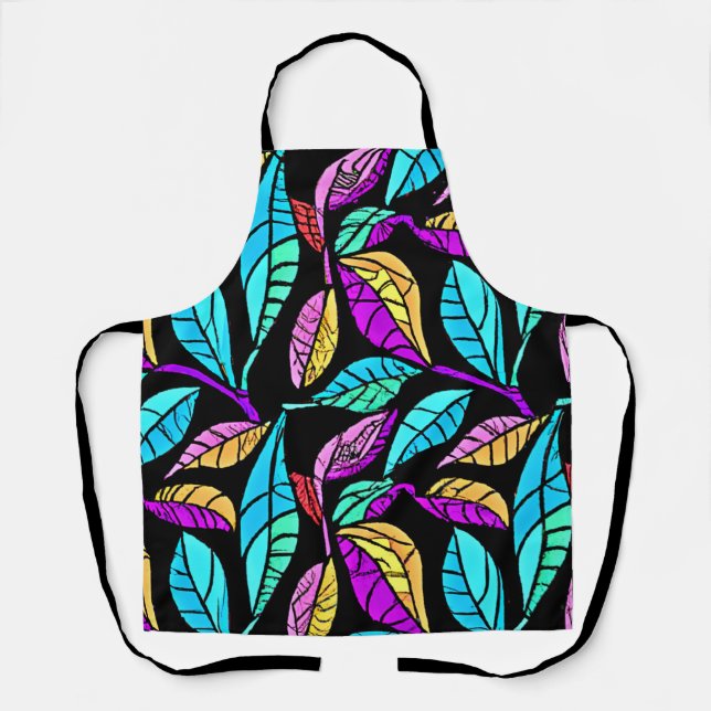 Design von Blätter aus festem Glas Schürze (Vorderseite)