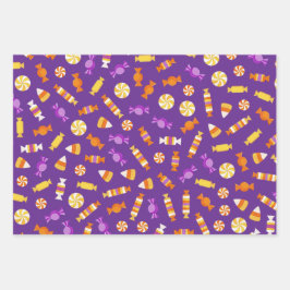 Design von Candies-Süßigkeiten Geschenkpapier Set