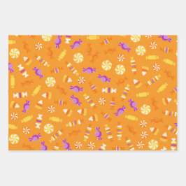 Design von Candies-Süßigkeiten Geschenkpapier Set