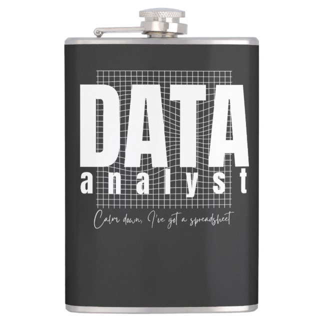 Design von Datenanalytikern - Ich habe eine Tabell Flachmann (Vorderseite)