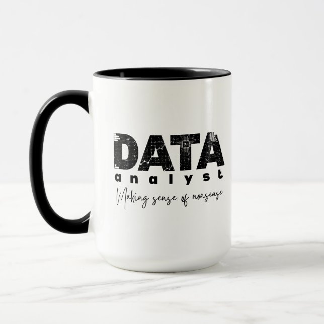 Design von Datenanalytikern - Sinn für Unsinn mach Tasse (Links)