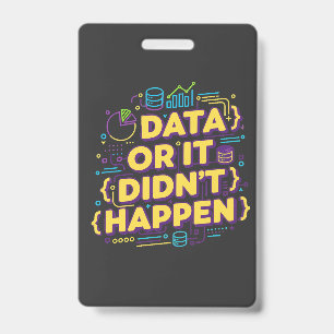Design von Datenwissenschaften - Daten oder sie si Ausweis