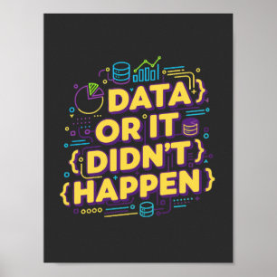 Design von Datenwissenschaften - Daten oder sie si Poster