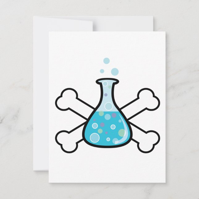 Design von Geek-Bechers und Kreuzbeinen (Vorderseite)