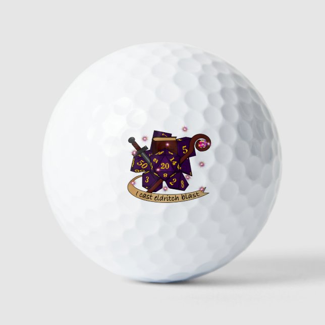 Design von Hexenmeisterwürfen Golfball (Vorderseite)