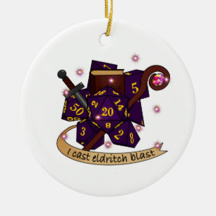 Design von Hexenmeisterwürfen Keramik Ornament