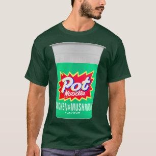 Design von Hühnern und Pilzen, Pot Noodle T-Shirt
