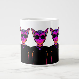 Design von Katzenfiguren Jumbo-Tasse