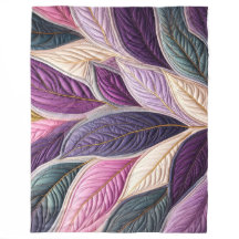 Design von Lila, blauen, rosa Blätter