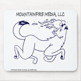 Design von MountainFire-Medien-Logos Mousepad