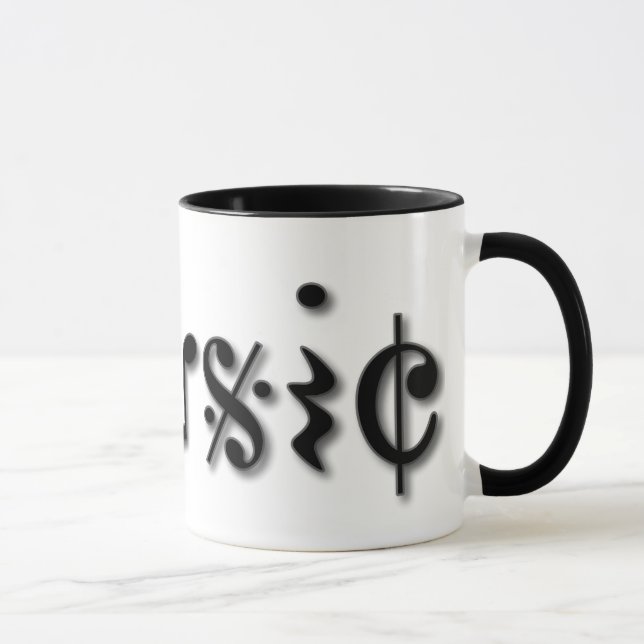 Design von Musik Tasse (Rechts)