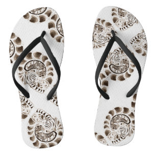 Design von Oroboros Kaleidoskop Flip Flops