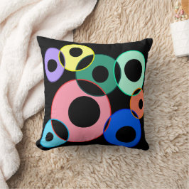 Design von Rainbow Billiard Balls Kissen