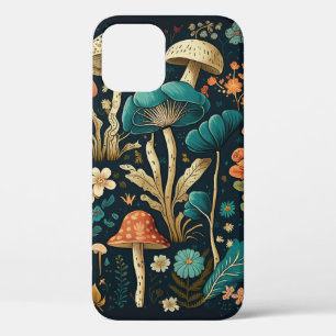 Design von Retro-Pilzen und Blume Case-Mate iPhone Hülle