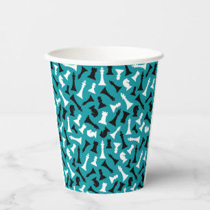 Design von Schachstücken Pappbecher