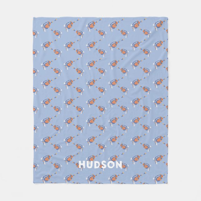 Design von Schaumkanonen Fleecedecke (Vorderseite)