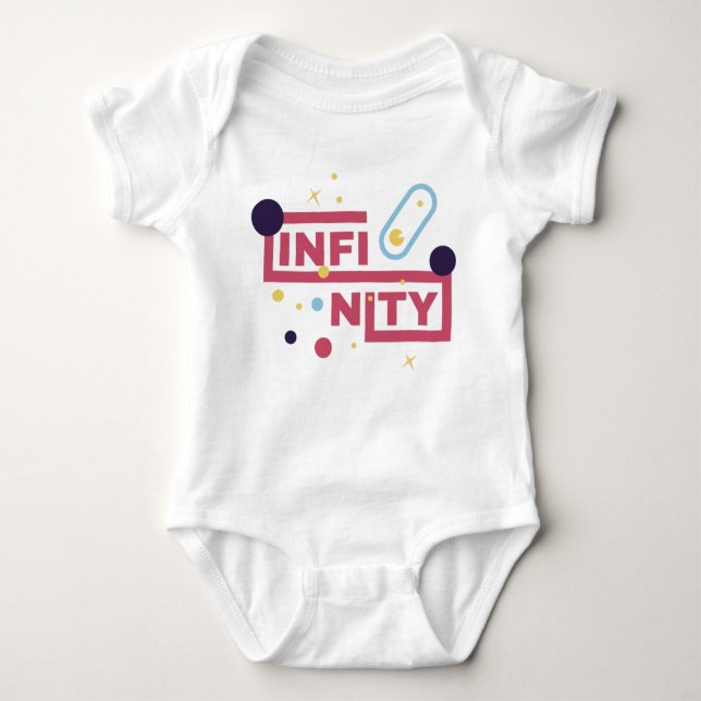 Design von unendlichen Formen Baby Strampler (Vorderseite)