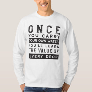 Design von Weisheit-Zitaten - Wert jedes einzelnen T-Shirt