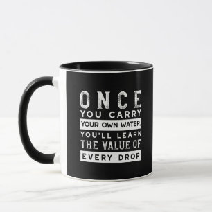 Design von Weisheit-Zitaten - Wert jedes einzelnen Tasse