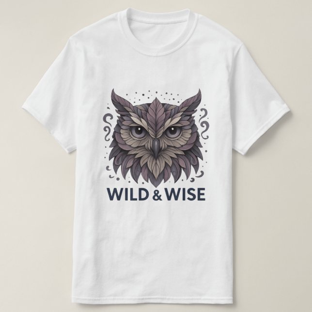 Design von Wild & Wise Owl T-Shirt (Design vorne)
