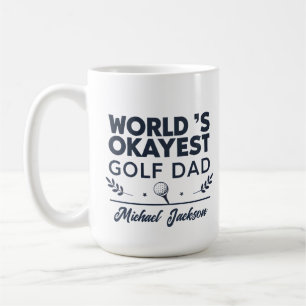 Design Weltbester Golf-Vater mit individuellem Nam Kaffeetasse