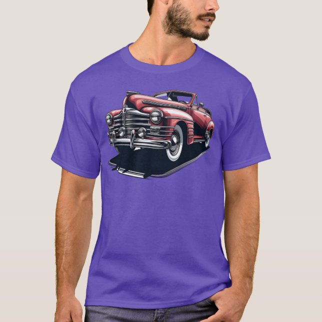 design with a classic car friend family T-Shirt (Vorderseite)
