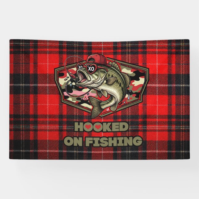 Design with fun, bold illustration of a cool bass banner (Horizontal)