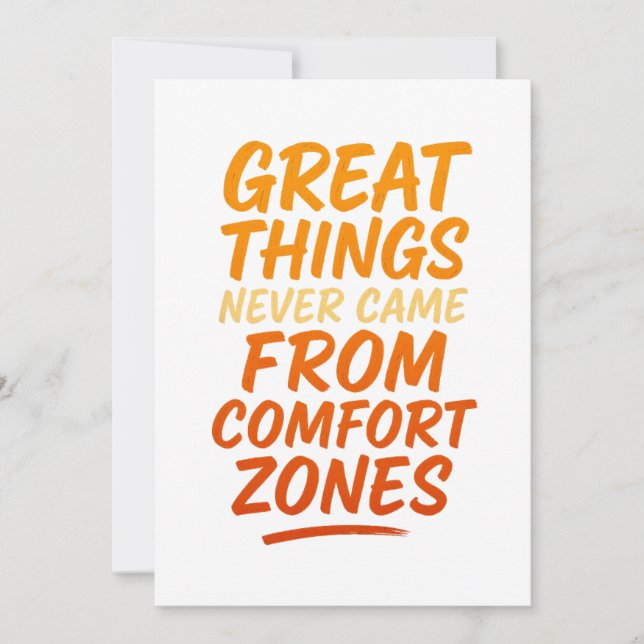 Design Your Destiny - Motivierend Typografie Einladung (Vorderseite)