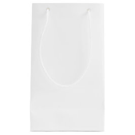 Design your Dream - Klassisches Weiß Kleine Geschenktüte