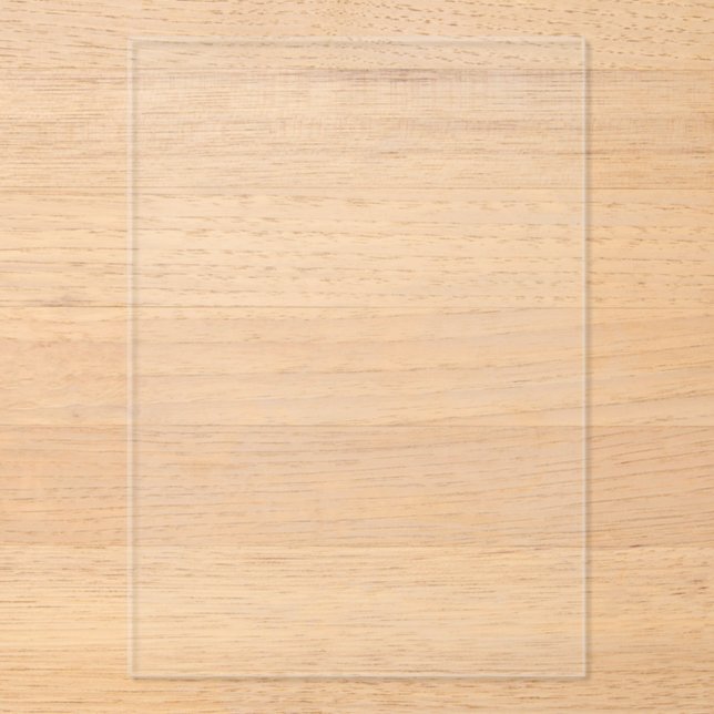 Design Your Dream - Rectangle Clear Acryleinladungen (Vorderseite)