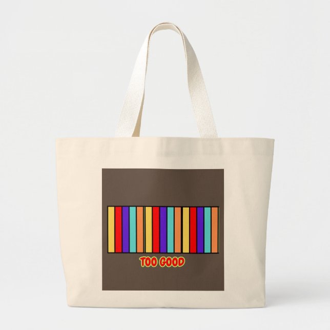 Design Your Dream Tote Bag: Stell dich mit Einziga Jumbo Stoffbeutel (Vorne)