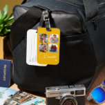 Design Your Own 4 Photo Personalized Name Gepäckanhänger<br><div class="desc">Travel in style with our Design Your Own 4 Photo Personalized Name Luggage Tag! This customizable luggage tag allows you to upload four of your favorite photos, ensuring that your suitcase stands out from the crowd. Ideal for travelers, this personalized name luggage tag not only adds a unique touch to...</div>