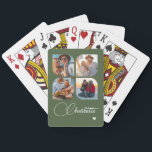 Design Your Own 4 Photo Personalized Name Spielkarten<br><div class="desc">Unleash your creativity with our Design Your Own 4 Photo Personalized Name Poker Cards! These custom playing cards allow you to upload and showcase four of your favorite photos, making game night even more special and memorable. Perfect for poker enthusiasts, family gatherings, or as a unique gift for any occasion,...</div>