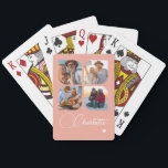 Design Your Own 4 Photo Personalized Name Spielkarten<br><div class="desc">Unleash your creativity with our Design Your Own 4 Photo Personalized Name Poker Cards! These custom playing cards allow you to upload and showcase four of your favorite photos, making game night even more special and memorable. Perfect for poker enthusiasts, family gatherings, or as a unique gift for any occasion,...</div>