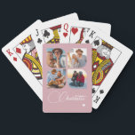 Design Your Own 4 Photo Personalized Name Spielkarten<br><div class="desc">Unleash your creativity with our Design Your Own 4 Photo Personalized Name Poker Cards! These custom playing cards allow you to upload and showcase four of your favorite photos, making game night even more special and memorable. Perfect for poker enthusiasts, family gatherings, or as a unique gift for any occasion,...</div>