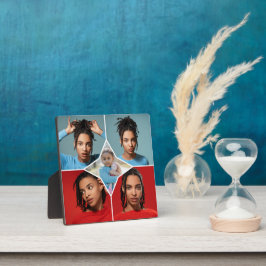 Design Your Own 5 Photo Collage Fotoplatte